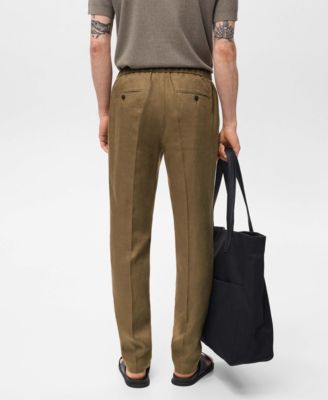 Men's Salerno Linen Slim Fit Suit Pants