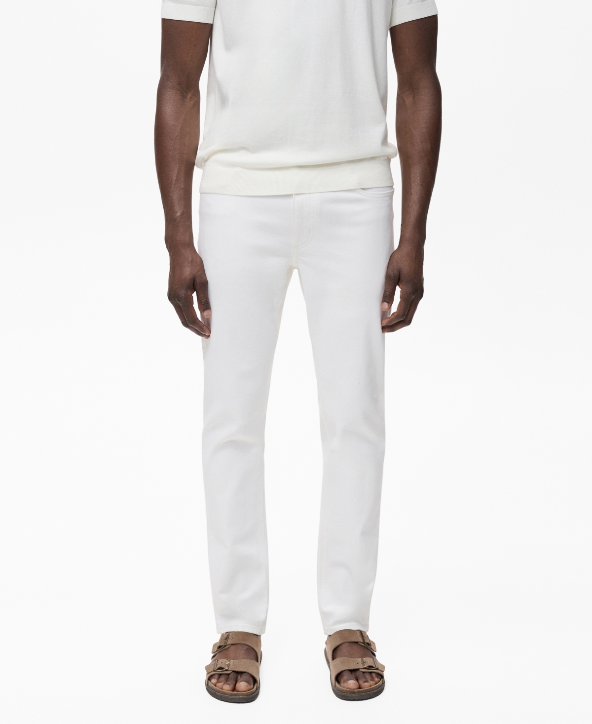 Men's Slim-Fit Jan Jeans - White