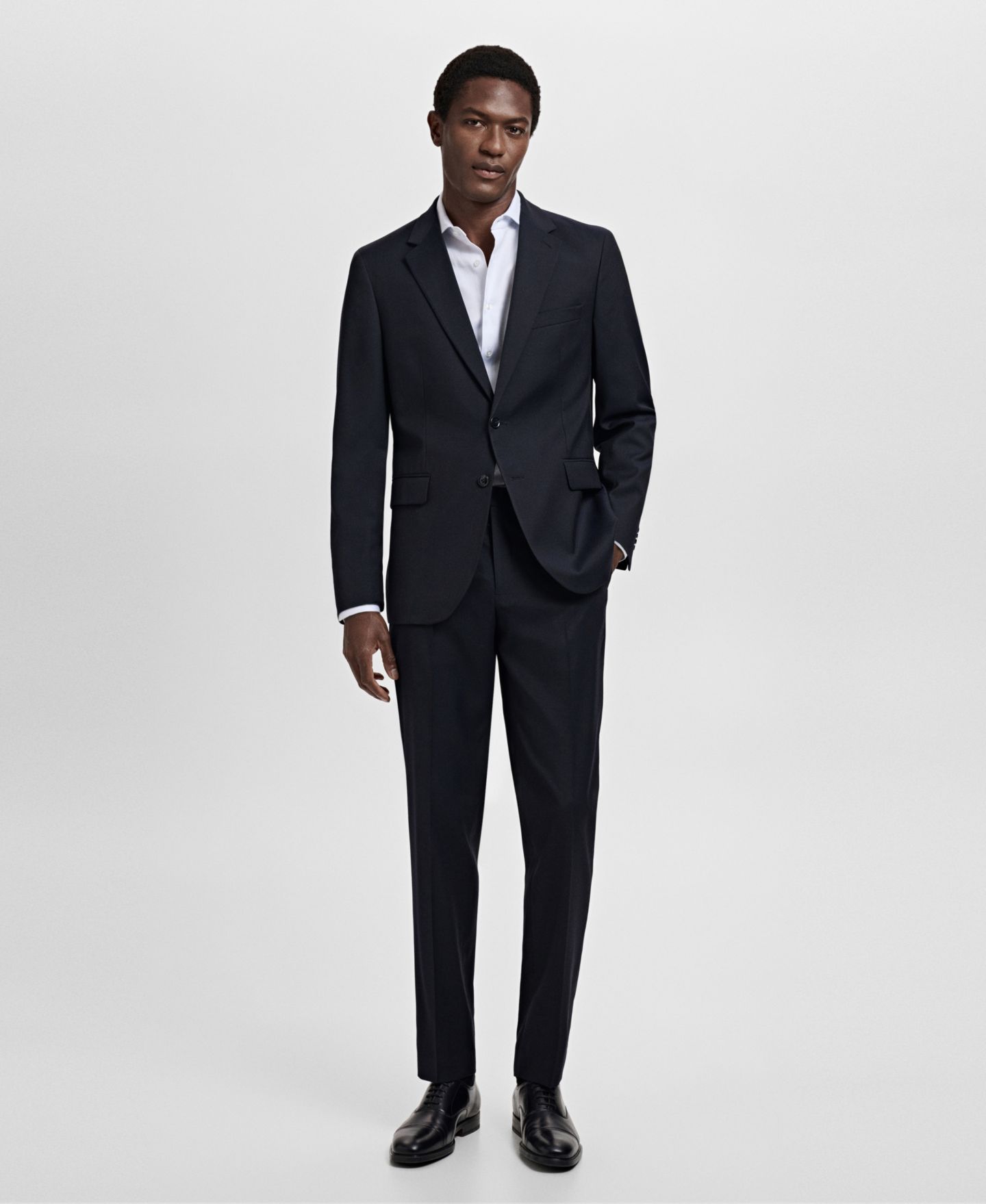 Мужские комплекты MANGO Milan Slim-Fit Suit Separates, цвет: Тёмный тёмно-синий — фото 2