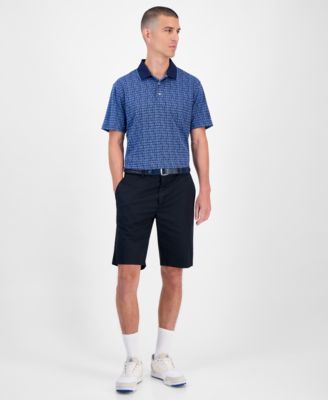 Men's Argyle Jacquard Polo Shirt