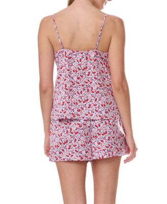 Women's 2Pc Cami and Boxer Pajama Set