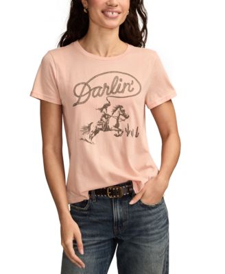 Lucky Brand - Women's Darlin Cowgirl Classic Cotton T-Shirt