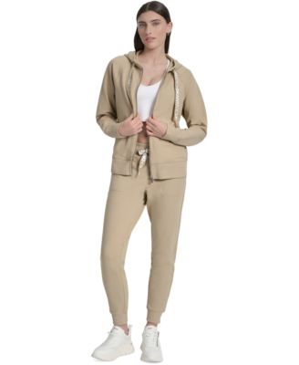 Sport Women's Two-Tone Zip-Front Long-Sleeve Hoodie