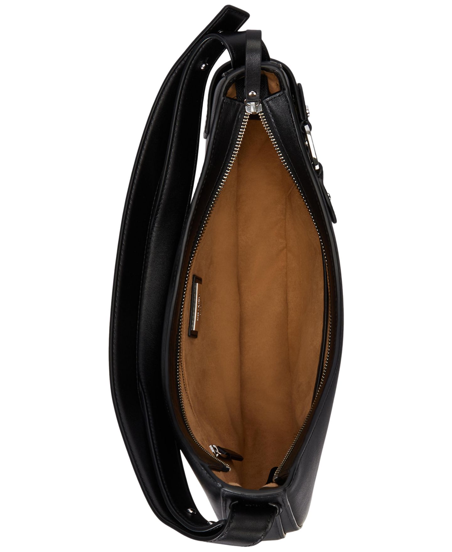 Женская сумка Lauren Ralph Lauren Leather Large Tasha Shoulder, цвет: Чёрный — фото 3