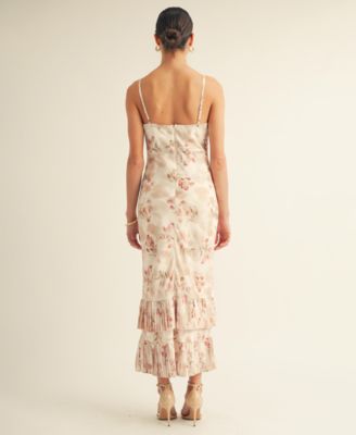 Women's Chiffon Slip Maxi Dress