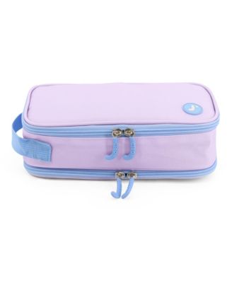 Doodle Pencil Case with Organizational Pockets and Handle Strap