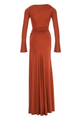 Women's Knot Detail Slit Maxi Dress