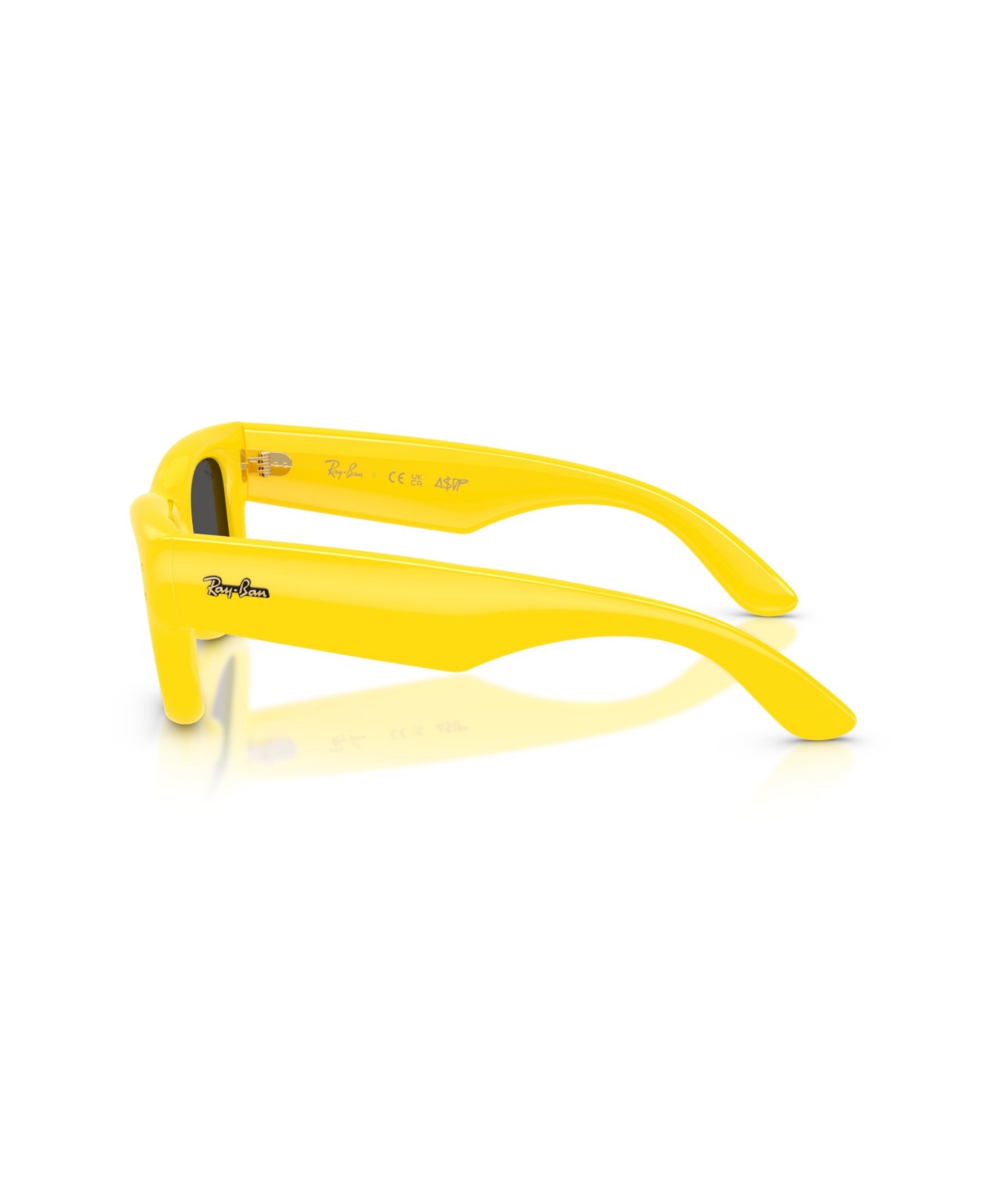 Ray Ban Unisex Wayfarer Puffer Square Sunglasses, Rb4940 In Yellow