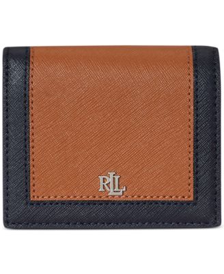 Lauren Ralph Lauren - Crosshatch Leather Compact Wallet