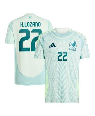 Men's Hirving Lozano Green Mexico National Team 2024 Away Replica Player Jersey