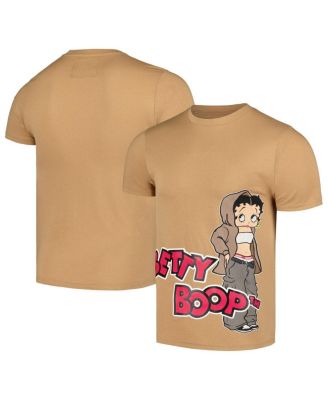 Reason - Men's and Women's Tan Betty Boop Side Print T-Shirt
