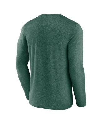 Men's Heather Green Portland Timbers Goal Line Long Sleeve T-Shirt