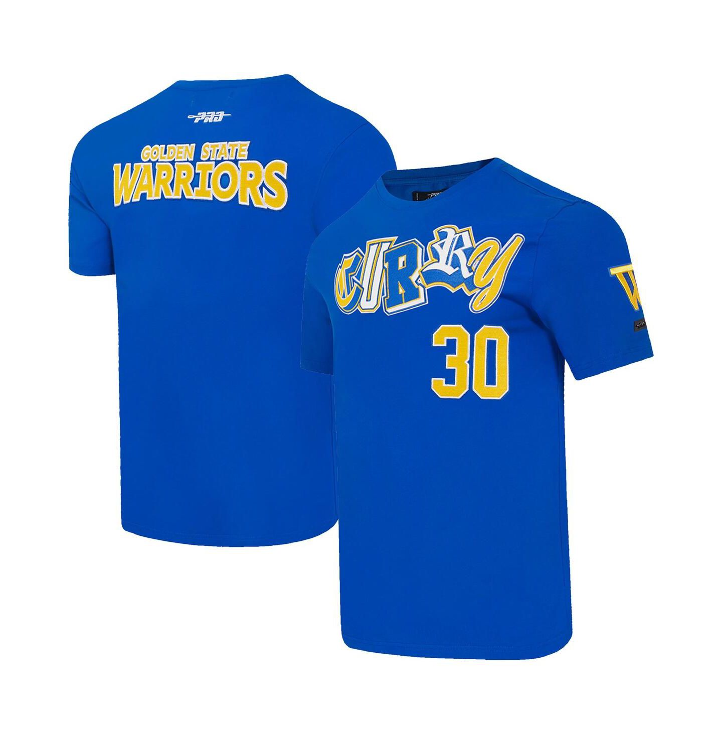 Мужская футболка Pro Standard Stephen Curry Royal Golden State Warriors City Ransom — фото 1