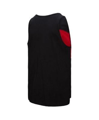 Men's Black Kansas City Chiefs Retro Color Block Tank Top