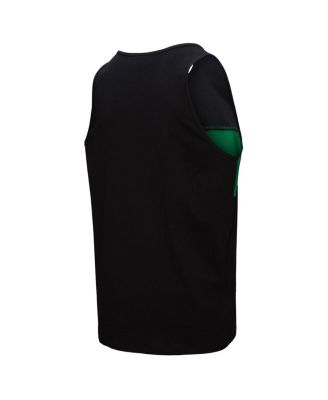 Men's Black New York Jets Retro Color Block Tank Top