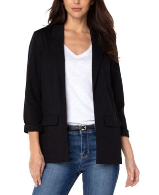 Liverpool Los Angeles - Petite Ponte Boyfriend Blazer