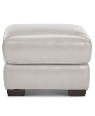 Furniture - Cobbie Leather 24" Chair Ottoman
