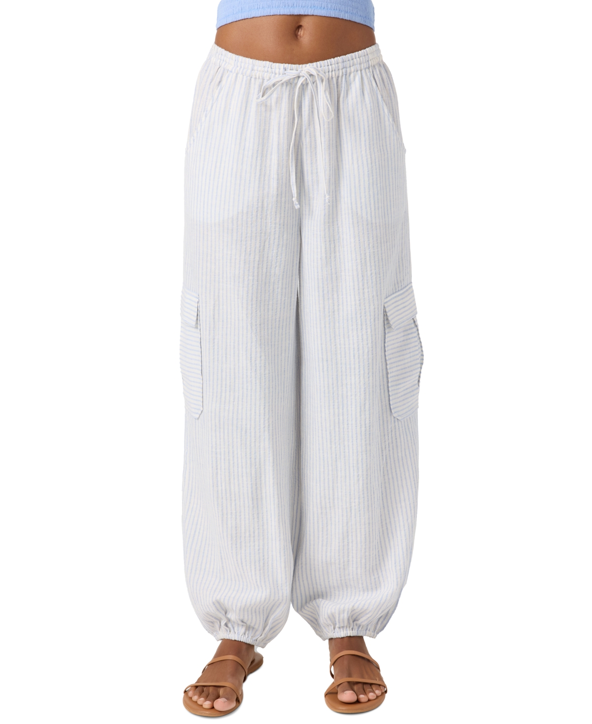 O'neill Juniors' Kimmie Pull-on Cargo Pants In Blue
