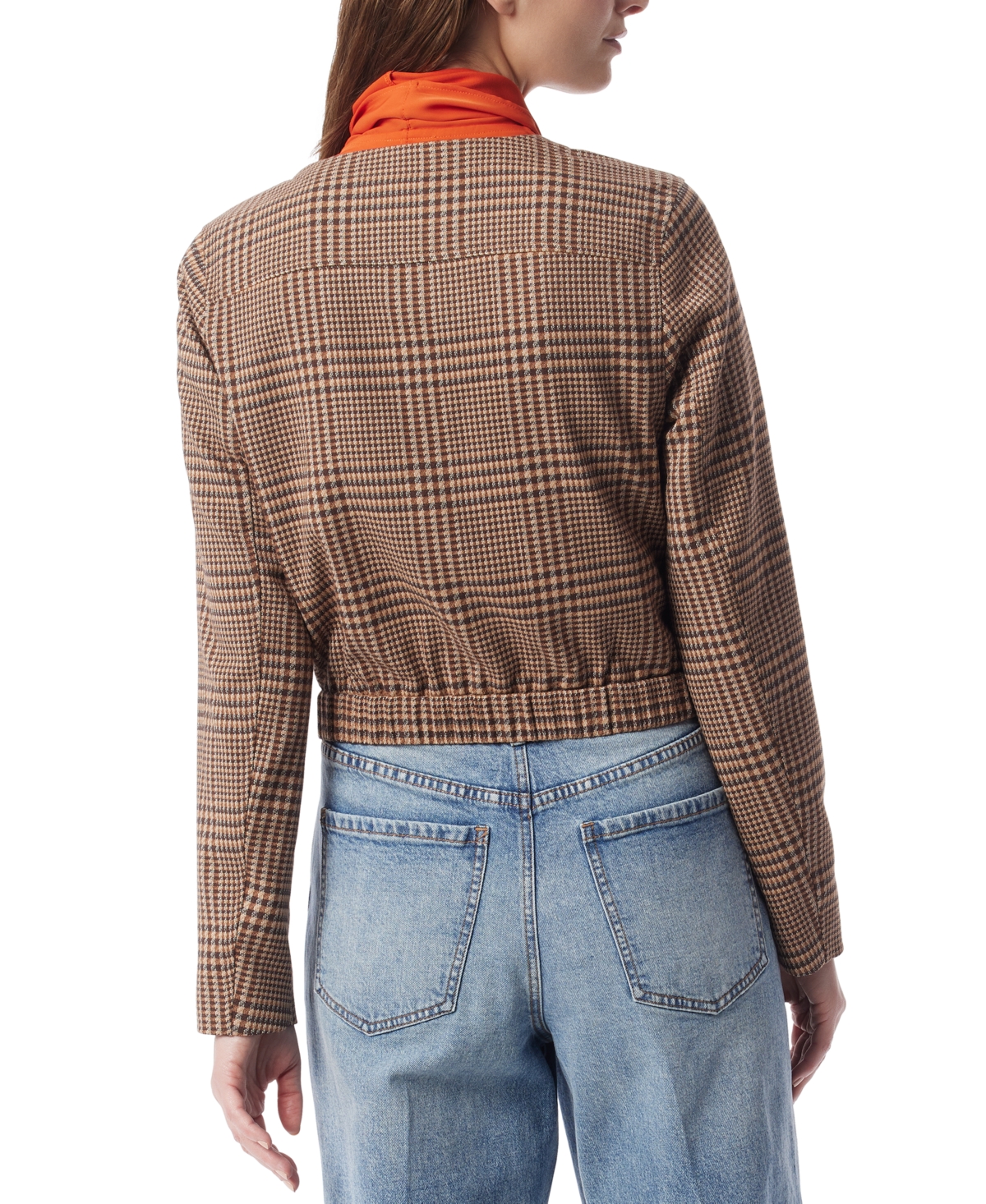 Dee Ocleppo Women's Lena Plaid Collarless Jacket In Multi