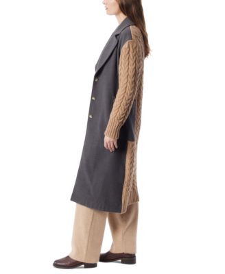 DO by Women's Adara Mixed-Media Coat