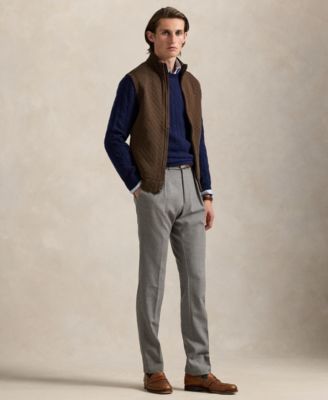 Men's Quilted Double-Knit Jersey Vest