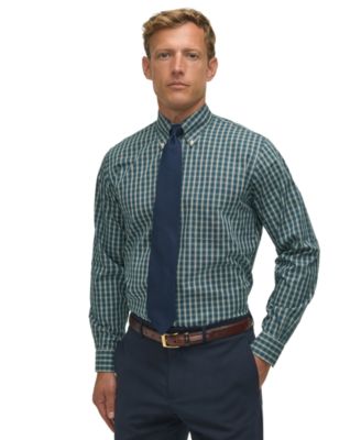 Brooks Brothers - Men's Regular-Fit Tartan Plaid Dress Shirt