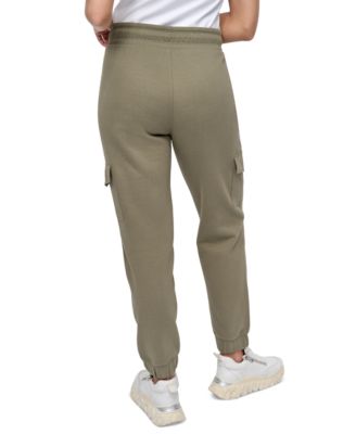 Women's Studded-Logo Cargo Joggers