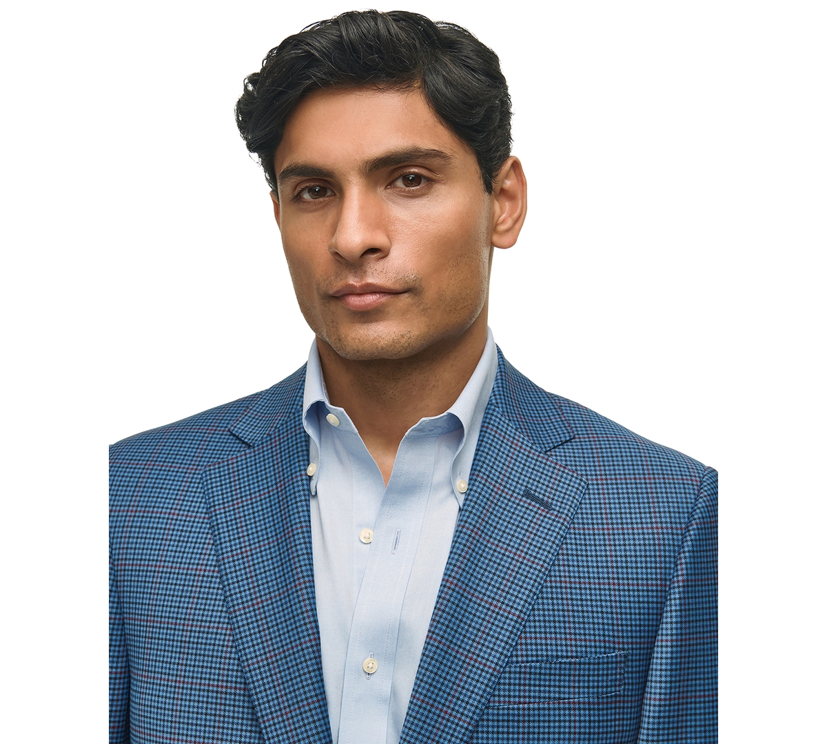 Brooks Brothers Men's Classic-Fit Stretch Check Sport Coat