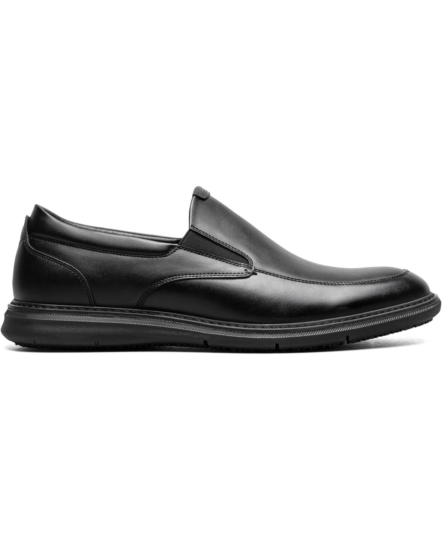 Мужские туфли Nunn Bush Chase Work Moc Toe Slip On, цвет: Чёрный — фото 4