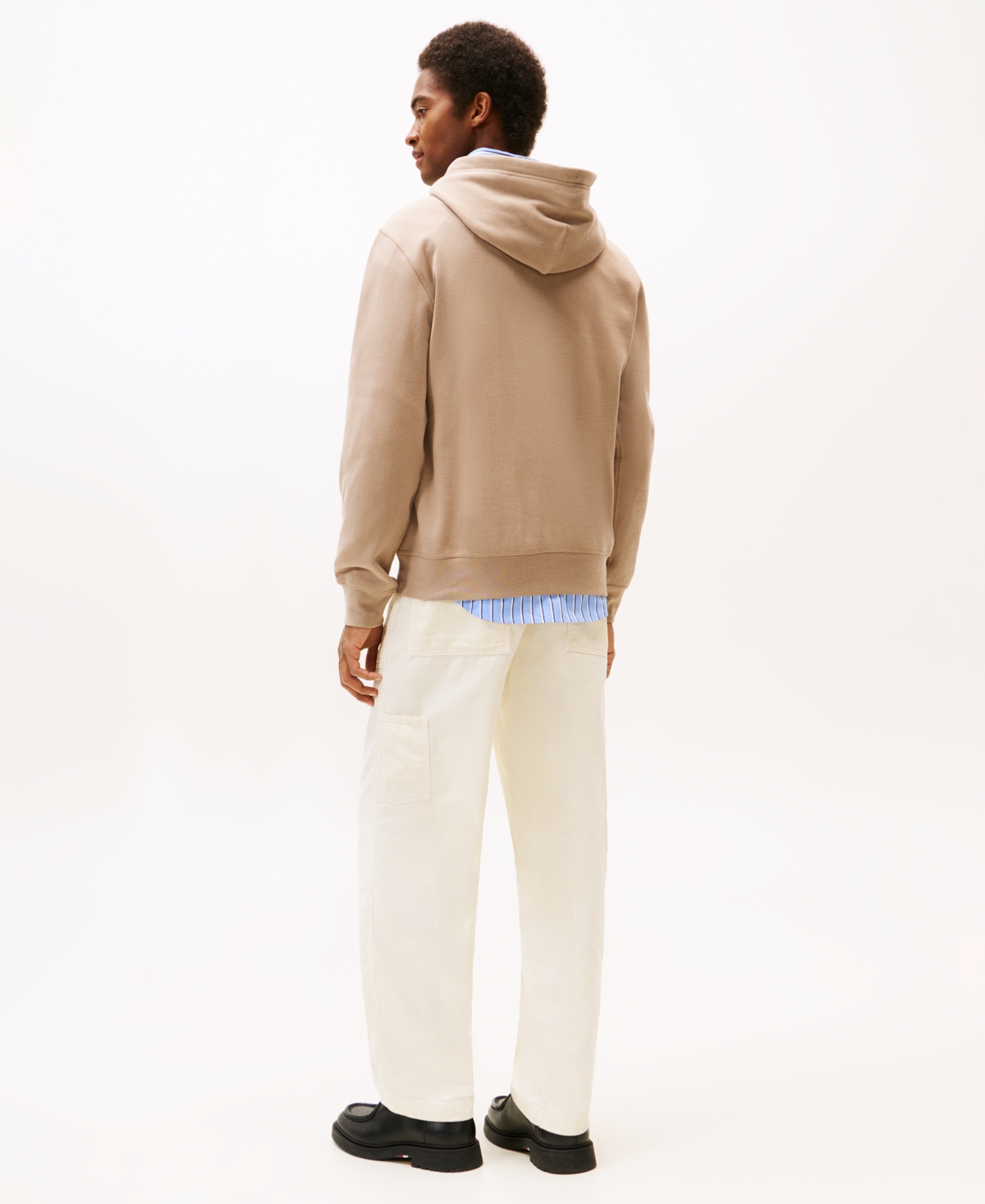 Tommy Hilfiger Men's Essential Fleece Hoodie In Neutral