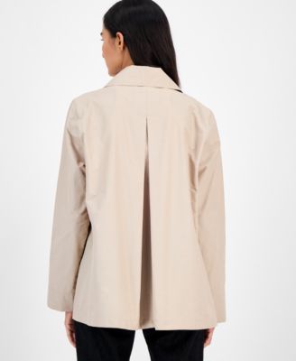 Women's Short Double-Breasted Trench Coat