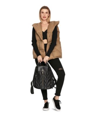 Women's Over My Head Hooded Puffer Vest