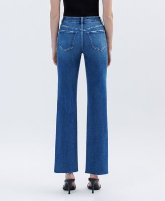 Women's High Rise Straight Jeans
