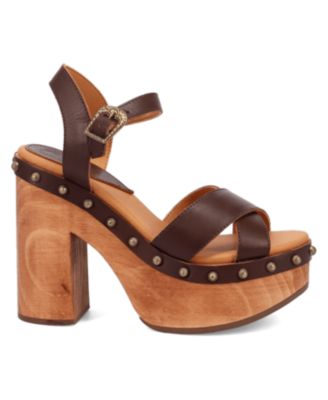 Women's Lotus Wooden Sandal
