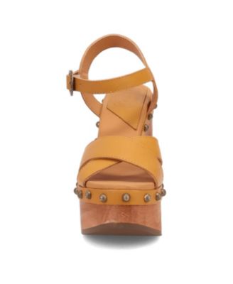 Women's Lotus Wooden Sandal