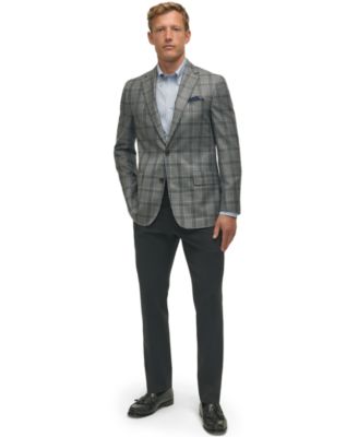 Brooks Brothers Men's Classic-Fit Wool-Blend Plaid Sport Coat