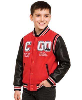 Big Boys Stallion Woolen Varsity jacket