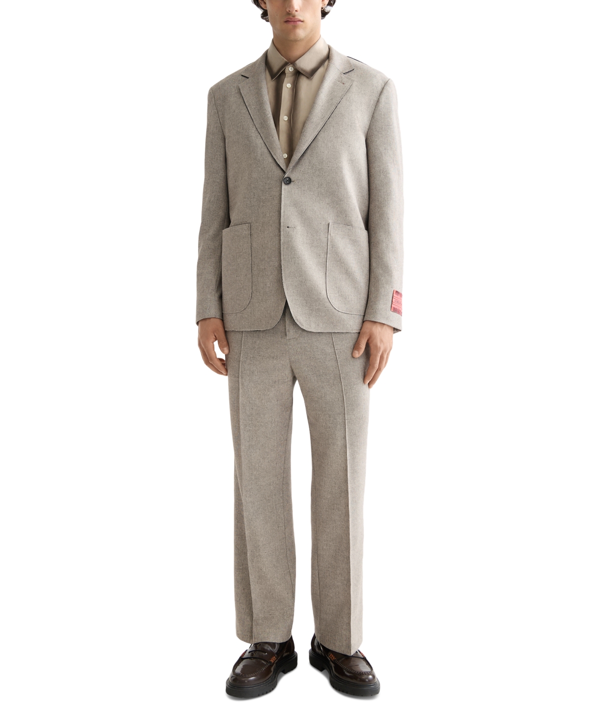 Scotch & Soda Men's Relaxed Fit Unconstructed Blazer In Neutral