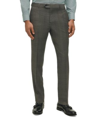 Brooks Brothers - Men's Classic-Fit Wool-Blend Suit Pants