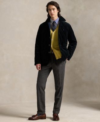 Men's Quilted Corduroy Car Coat