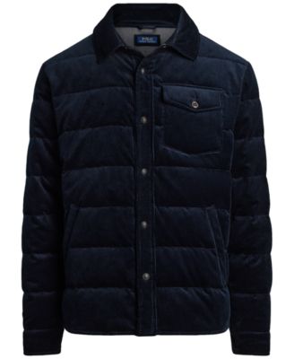 Men's Quilted Corduroy Shirt Jacket