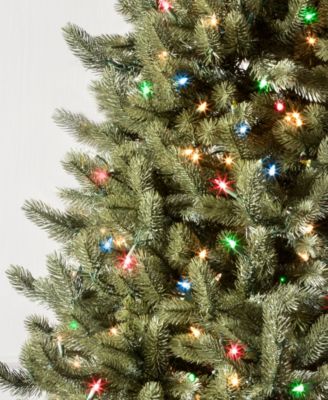 7.5 ft Pre-Lit Vermont Spruce Narrow Tree