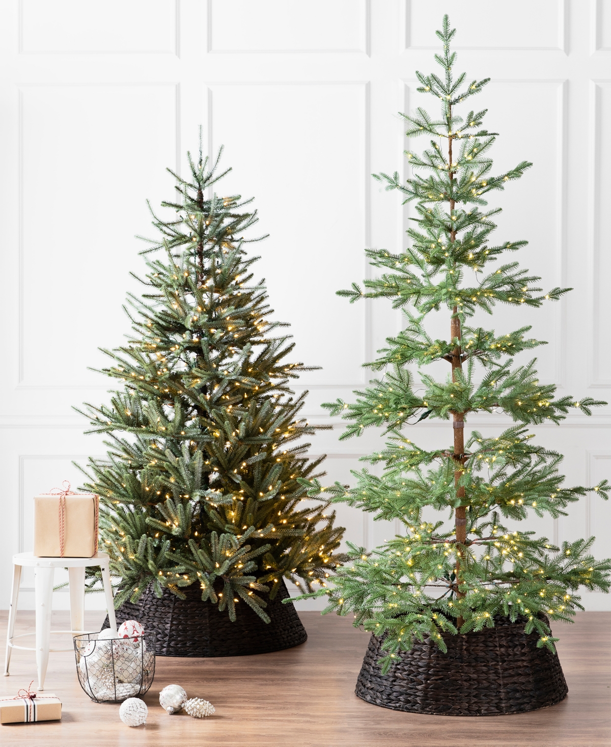 Balsam Hill 9 Ft Pre-lit Alpine Balsam Fir Tree In Green