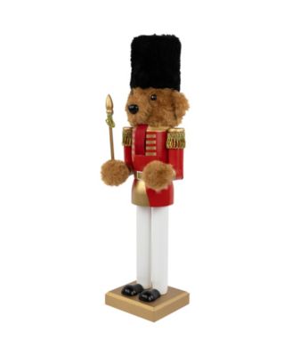 14" Plush Teddy Bear Soldier Christmas Nutcracker