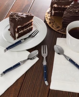 Laguiole Coffee Spoons and Cake Forks, Set of 8