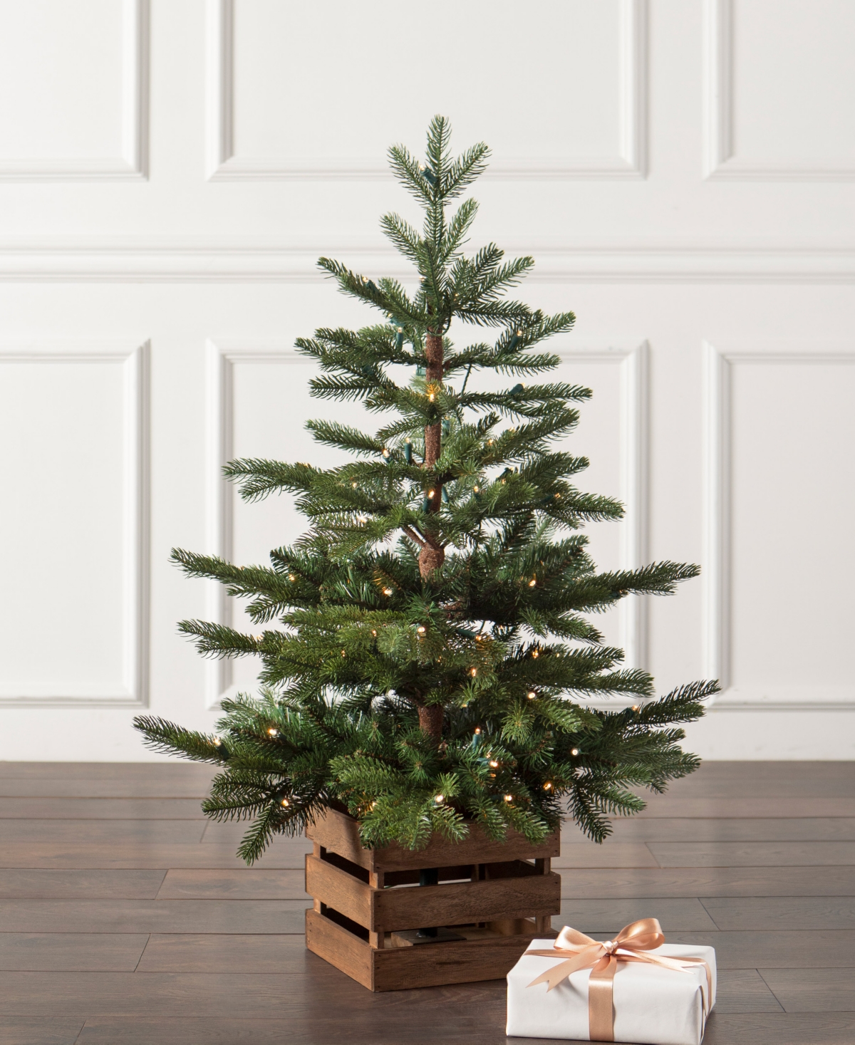 Balsam Hill 4 Ft Country Farm Pre-lit Fir Tree In Green