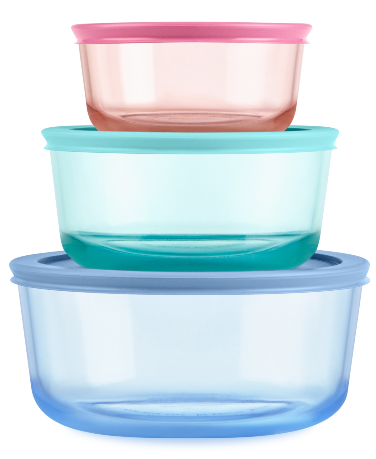 Pyrex Simply Store Tinted 6-pc. Round Storage Set In Multi