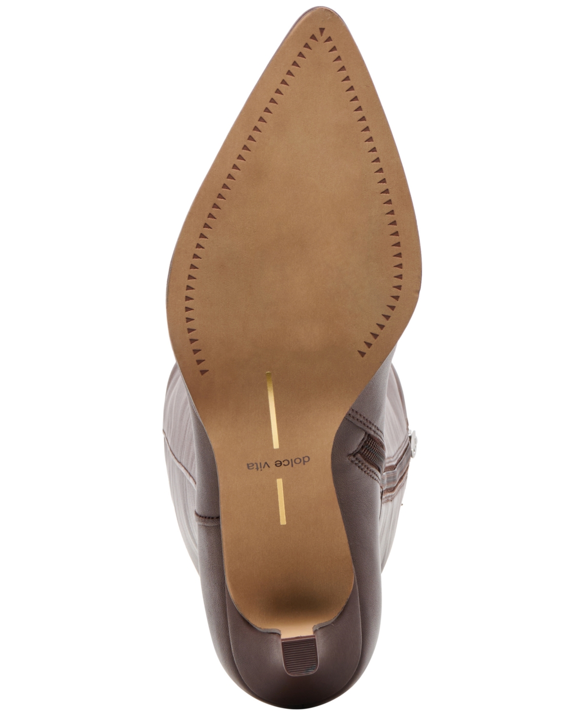 Dolce Vita Aldy Pointed Toe Knee High Boot In Brown