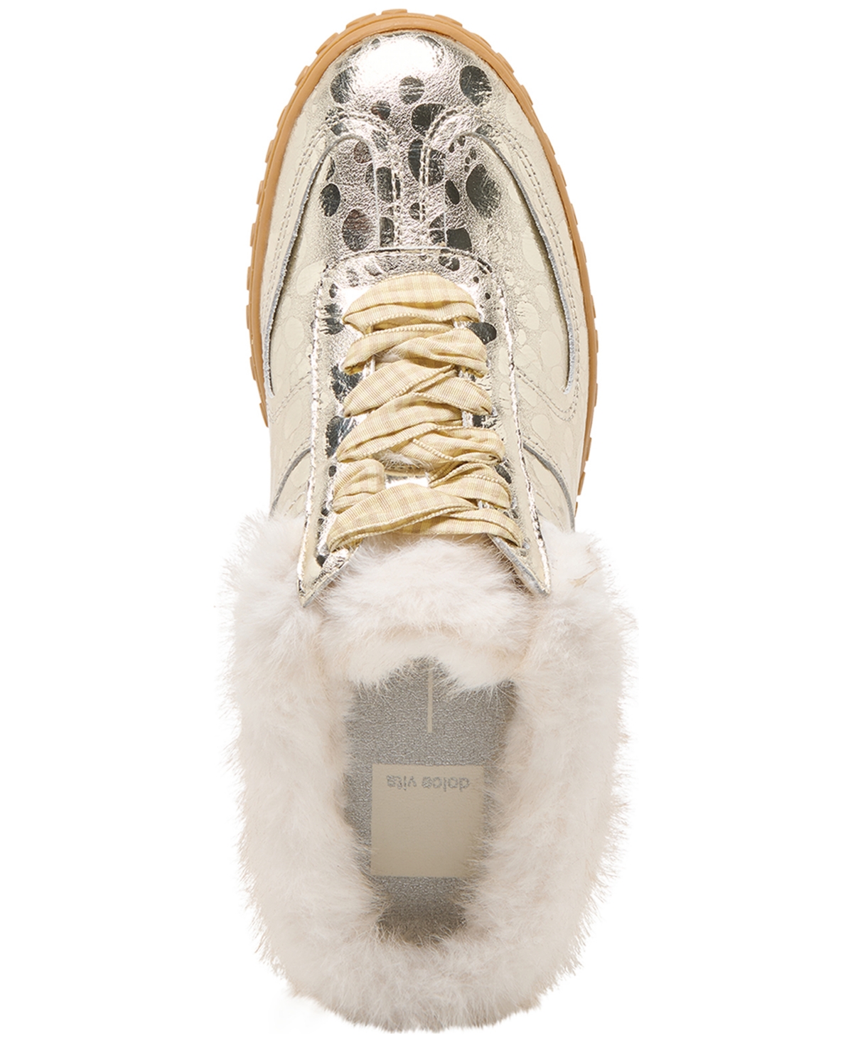 Dolce Vita Izzey Faux Fur Sneaker In Multi