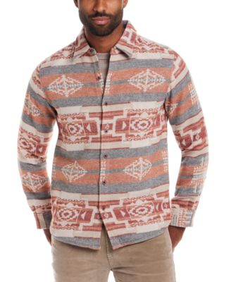 Weatherproof Vintage - Men's Southwest Pattern Long Sleeve Button-Front Shirt Jacket